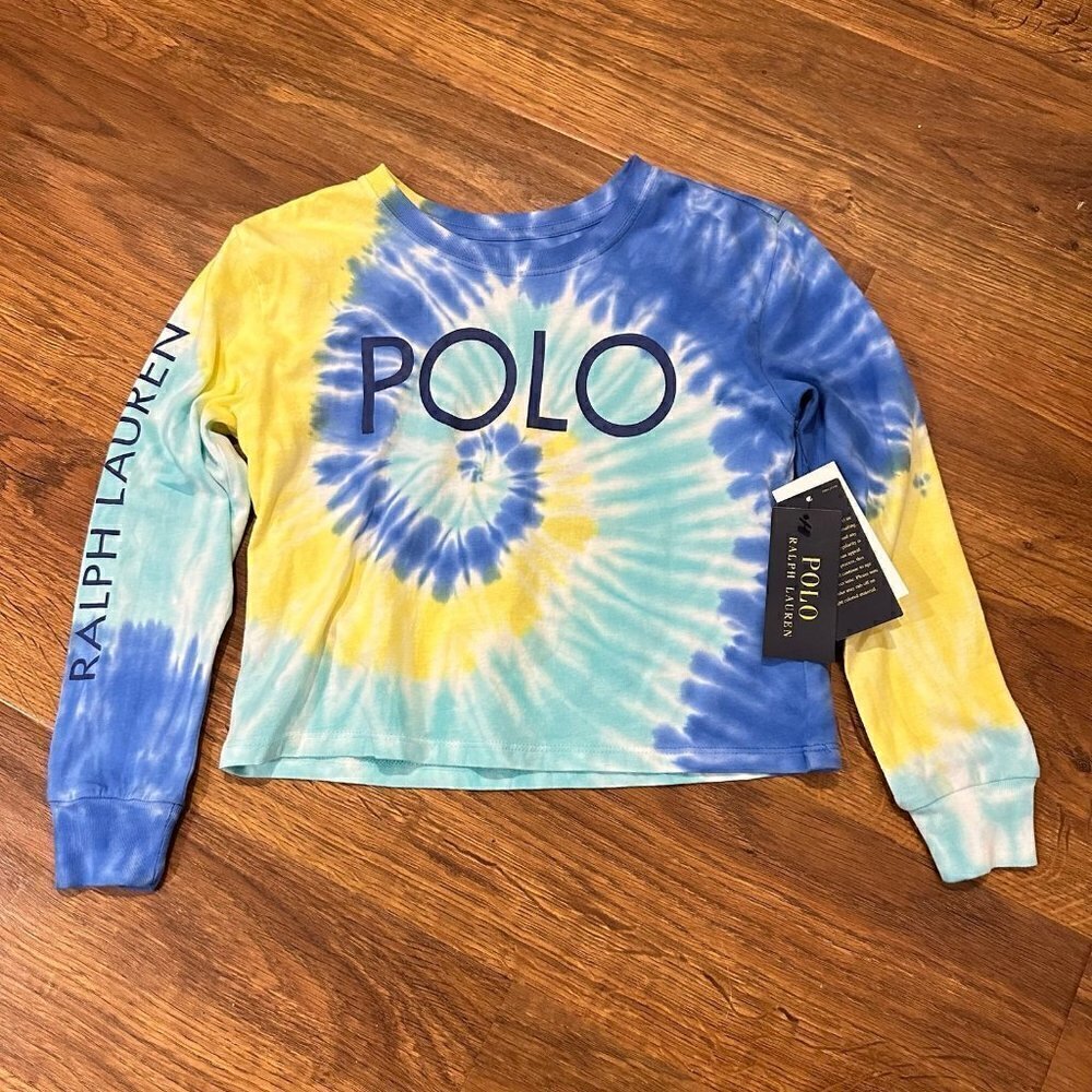 NWT Polo Ralph Lauren tie dye long sleeve shirt